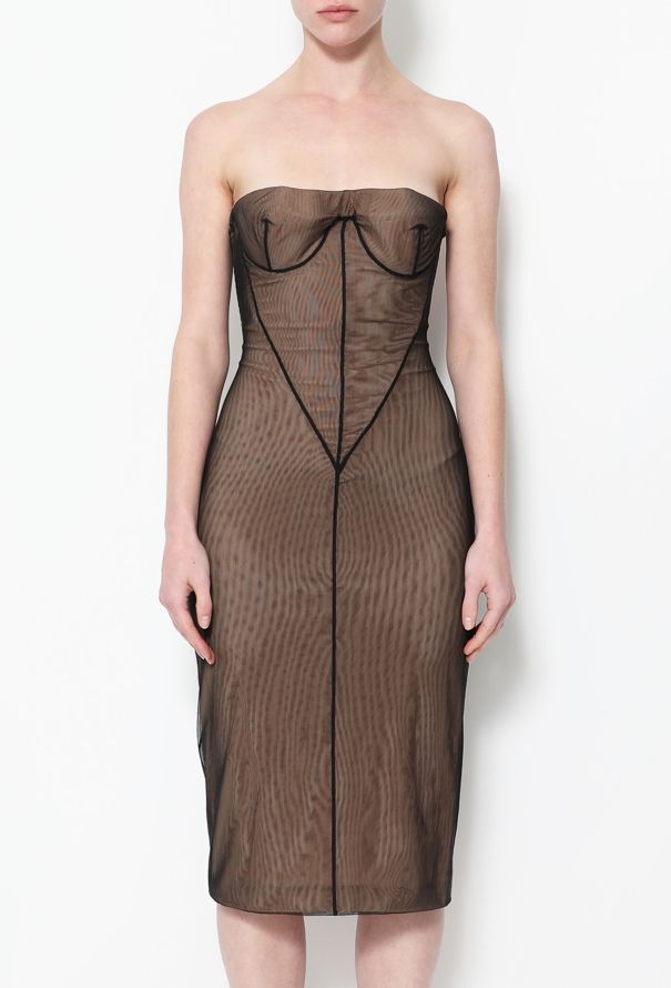 Gucci ICONIC S/S 2001 Tom Ford Bustier Dress - 3