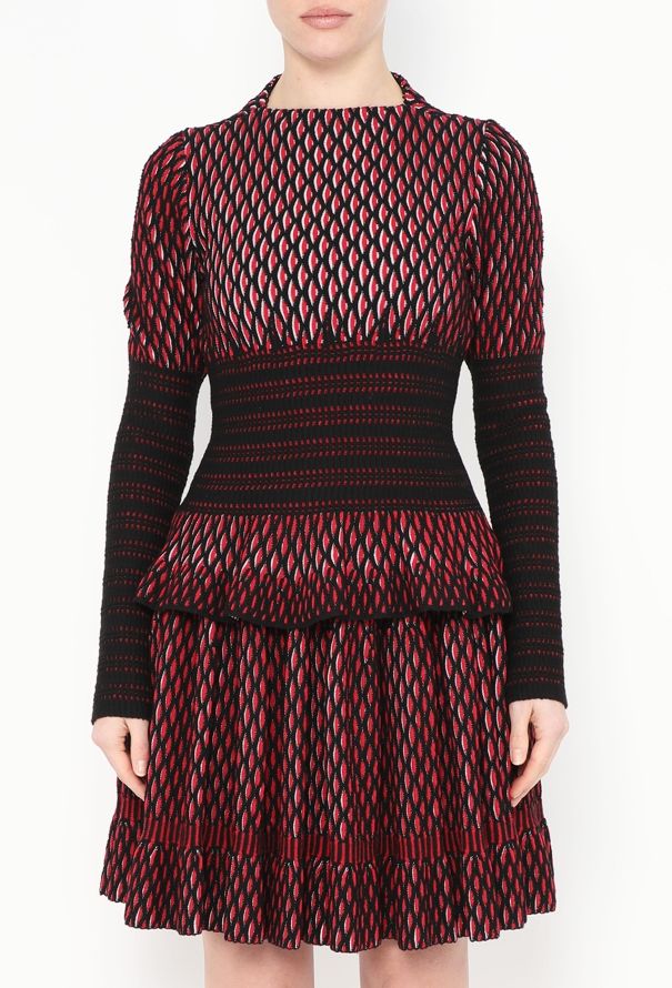 Alaïa Scalloped Peplum Skirt Ensemble - 3