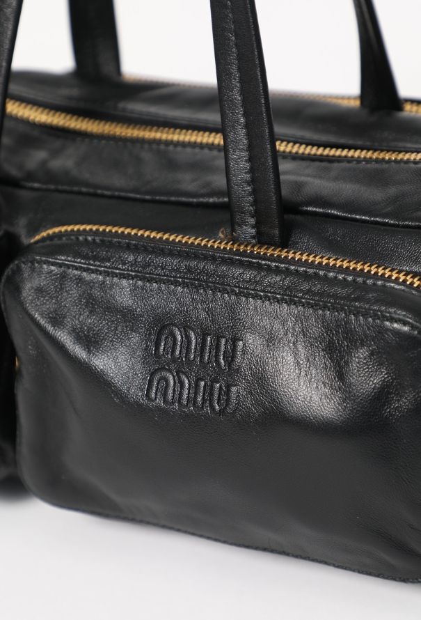 Miu Miu 2023 Nappa Leather Pocket Bag - 13