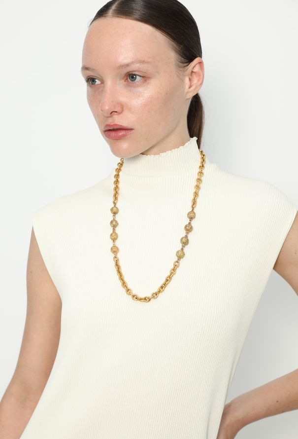 Chanel Vintage Chainlink Charm Sautoir - 2