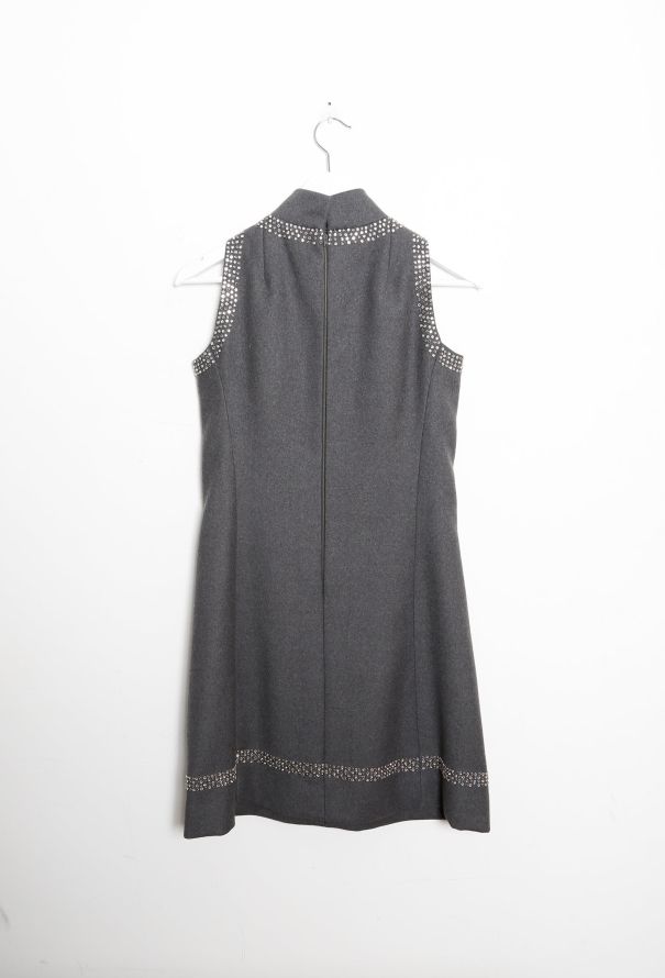 Geoffrey Beene '60s Embellished Trim Shift Dress - 8