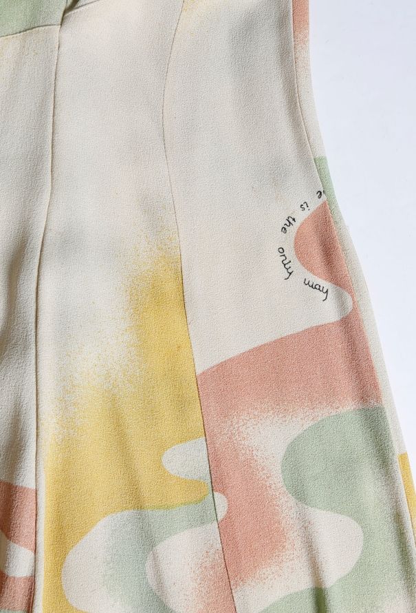 Ossie Clark COLLECTOR Quorum 1965 Moss Crêpe Dress - 7