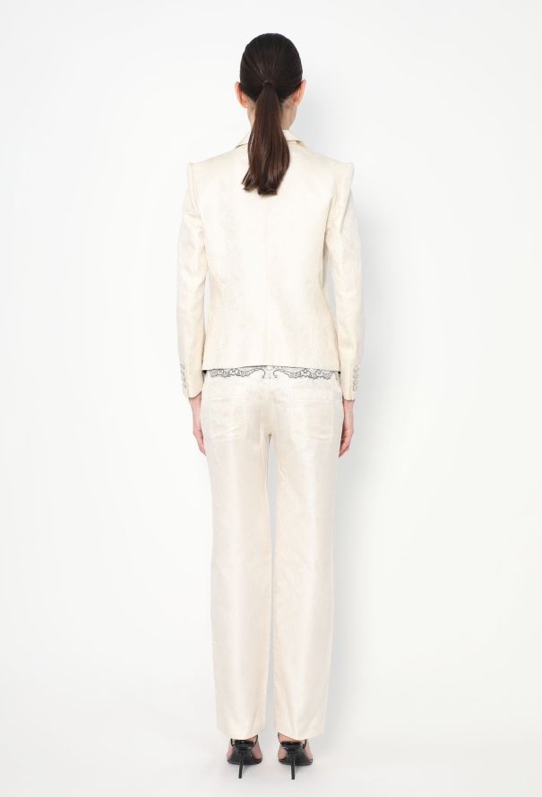 Balenciaga Collector S/S 2006 Baroque Jacquard Suit - 8