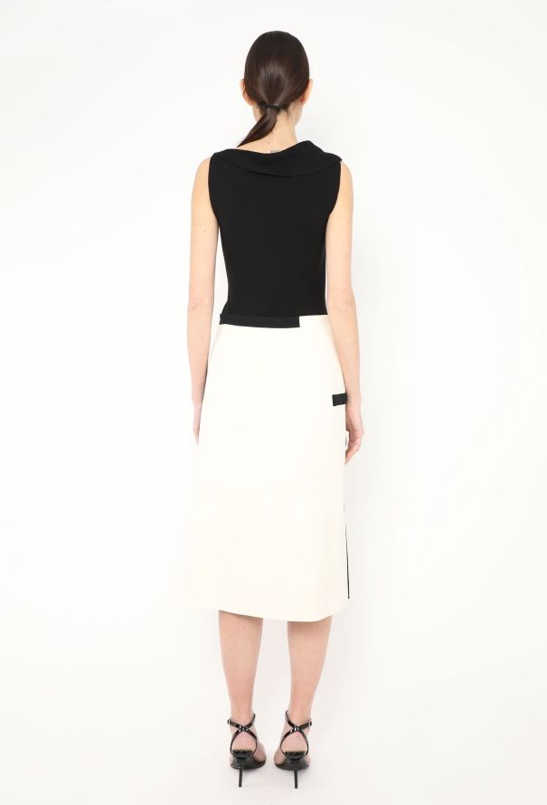 Balenciaga Pre-Fall 2015 Bicolor Wrap Skirt - 5