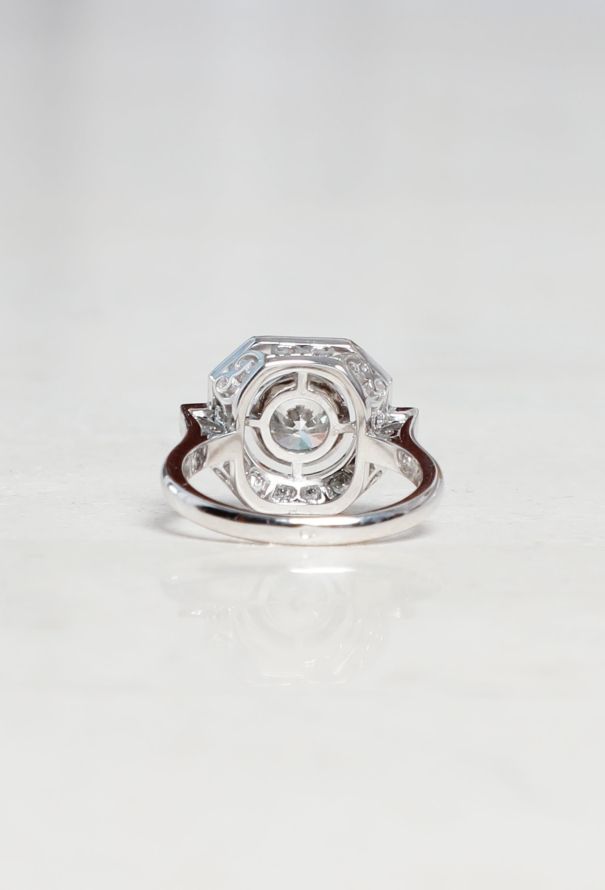 Mellerio 18k White Gold & Diamond Ring - 4