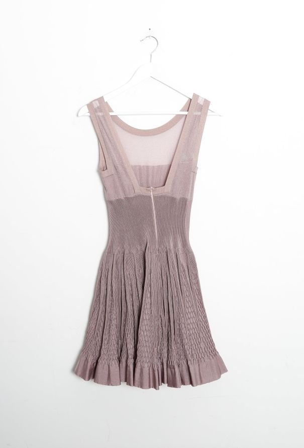 Alaïa Flared Metallic Skater Dress - 8