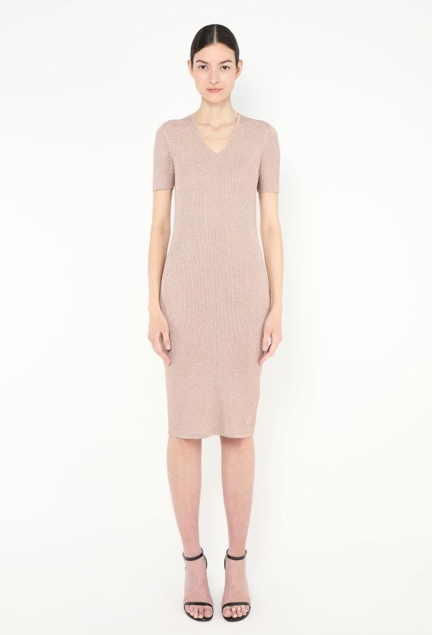 Chanel 1996 Lurex 'CC' Bodycon Dress - 3