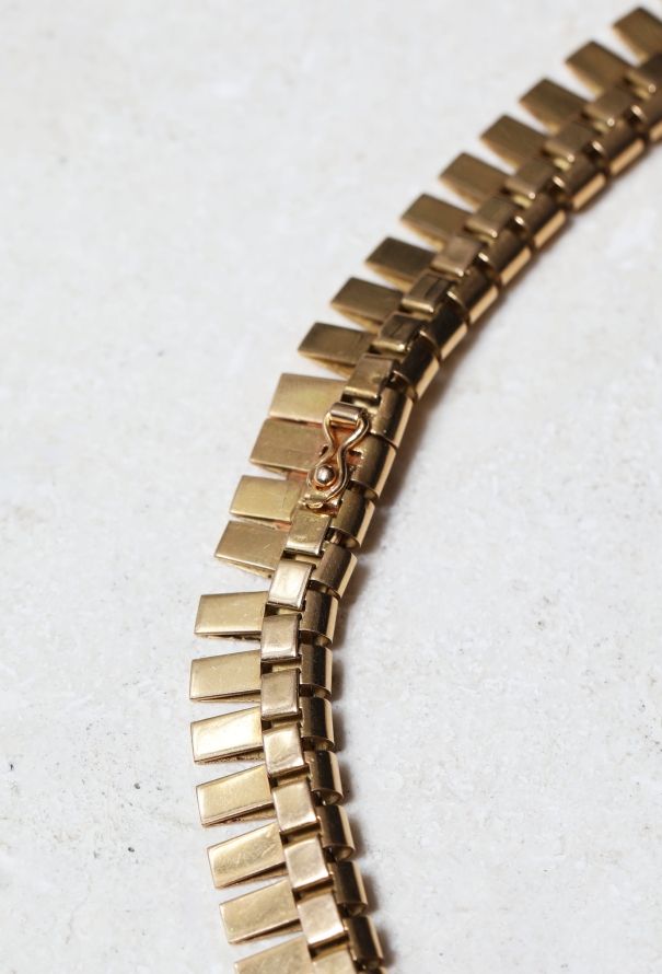 Vintage Fine Jewelry 18k Yellow Gold Necklace - 4