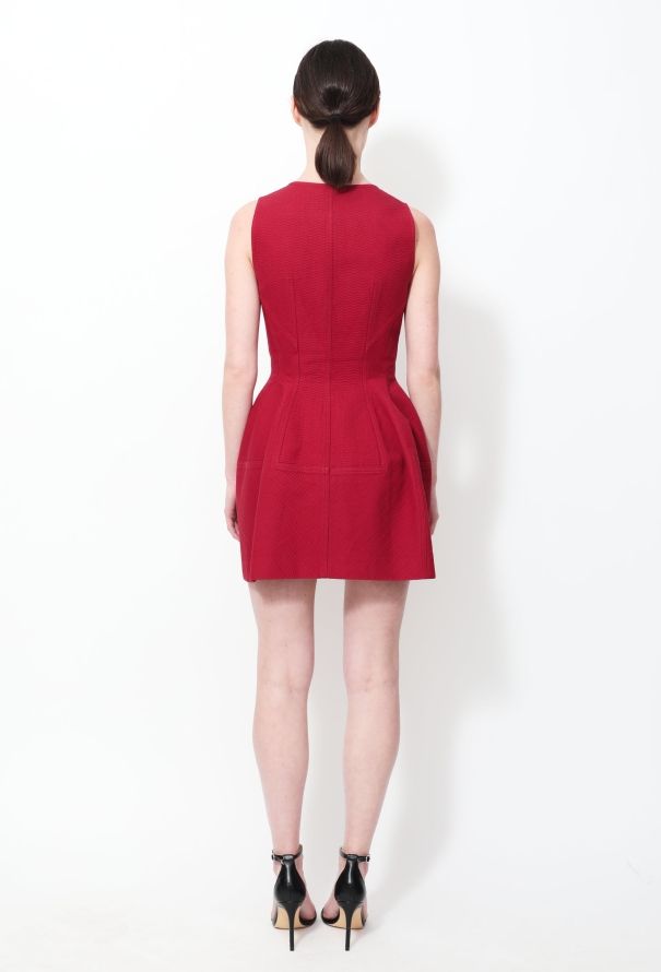 Alaïa Textured Hourglass Zip Dress - 3