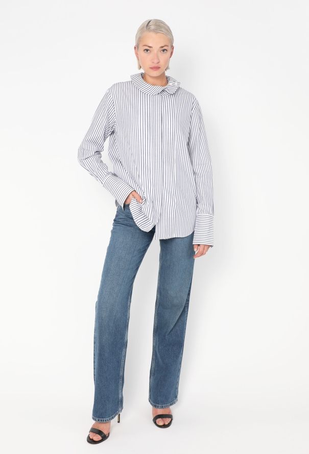 Céline Striped Claudine Tunic - 3