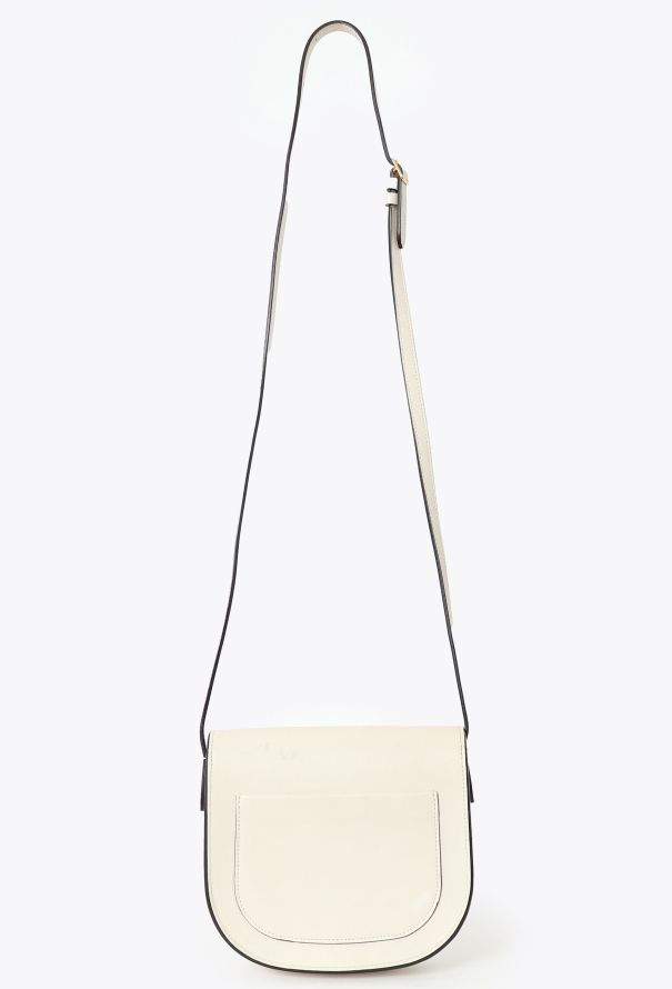 Céline White Small Trotteur Bag - 3