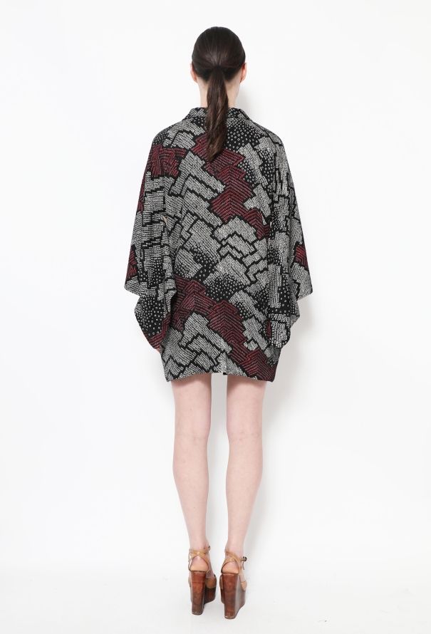 World Treasures Authentic Tricolor Crêpe Kimono - 5