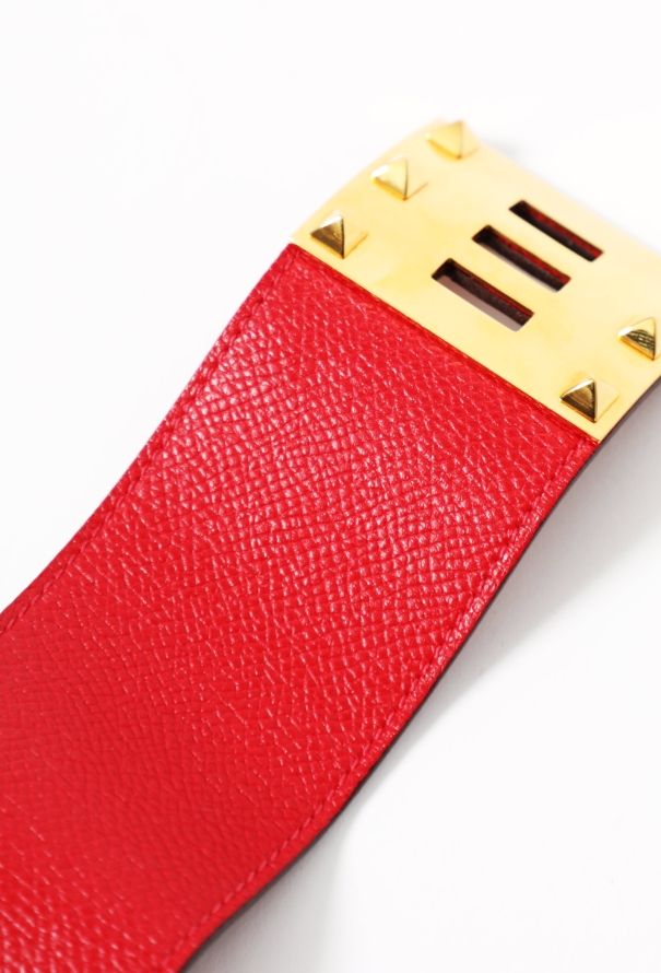 Hermès Kelly Chien' Courchevel Bracelet - 6