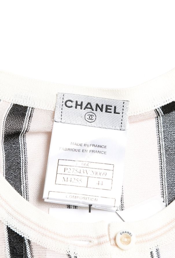 Chanel Striped Mesh Top - 4