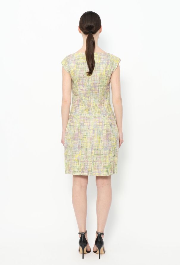 Chanel S/S 1998 Multicolor Tweed Dress - 6