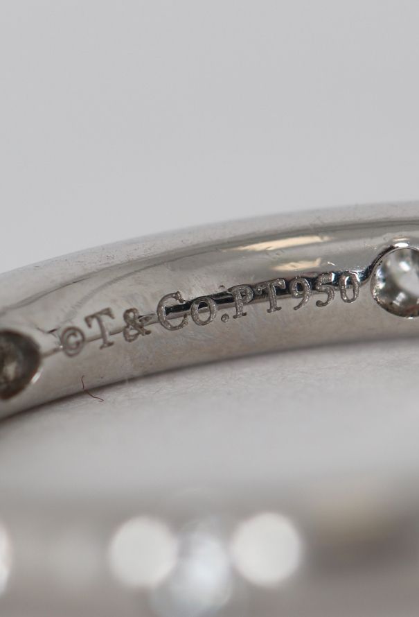 Tiffany & Co Platinum & Diamond Band Ring by Elsa Peretti - 4