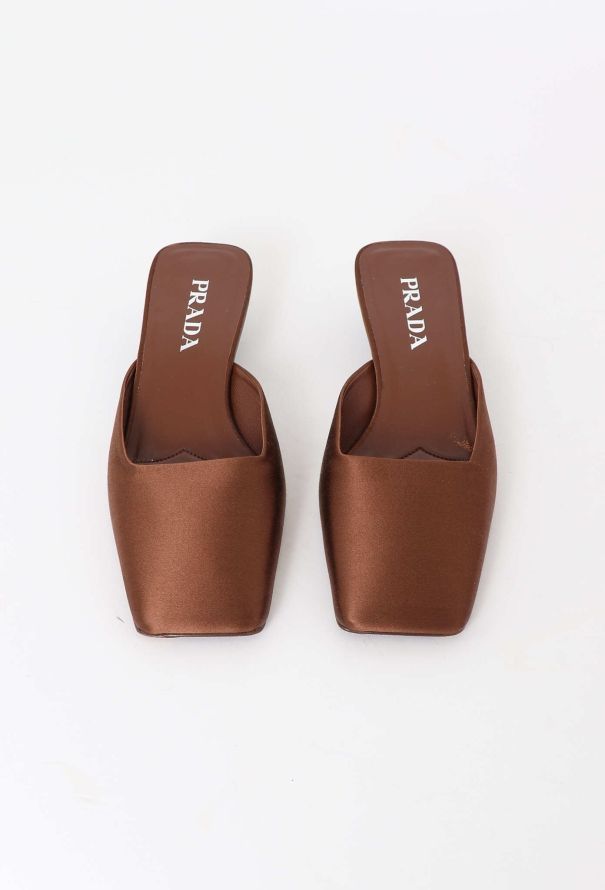 Prada S/S 2024 Satin Mules - 4