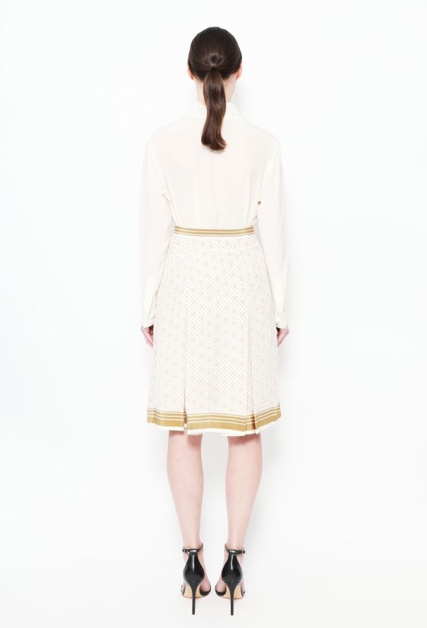 Céline Phoebe Classic Silk Pleated Skirt - 3