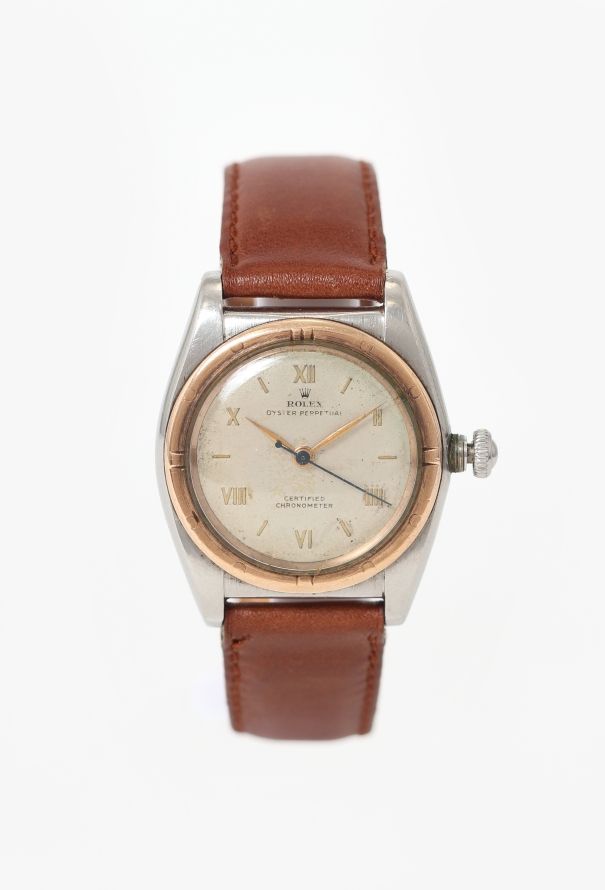 Rolex RARE 1950s Oyster Perpetual Bubble Back Watch - 1