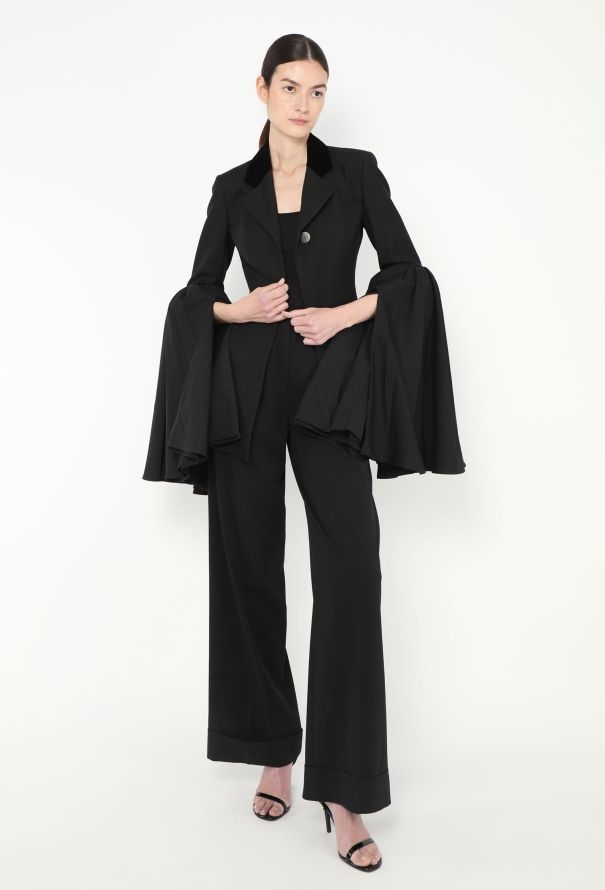 Loewe 2019 Tailored Bell-Sleeve Blazer - 3