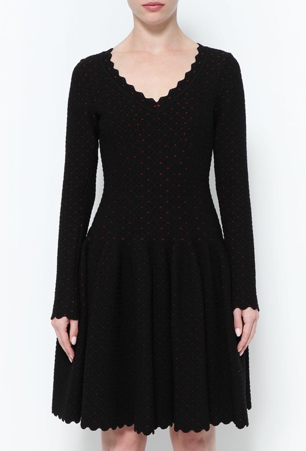 Alaïa Scalloped Skater Dress - 2