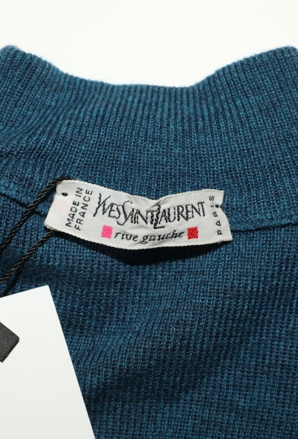 Saint Laurent 90s High Neck Knit Sweater - 6