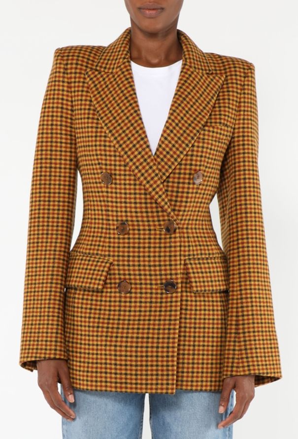 Khaite 2019 Checkered Darla Blazer - 1