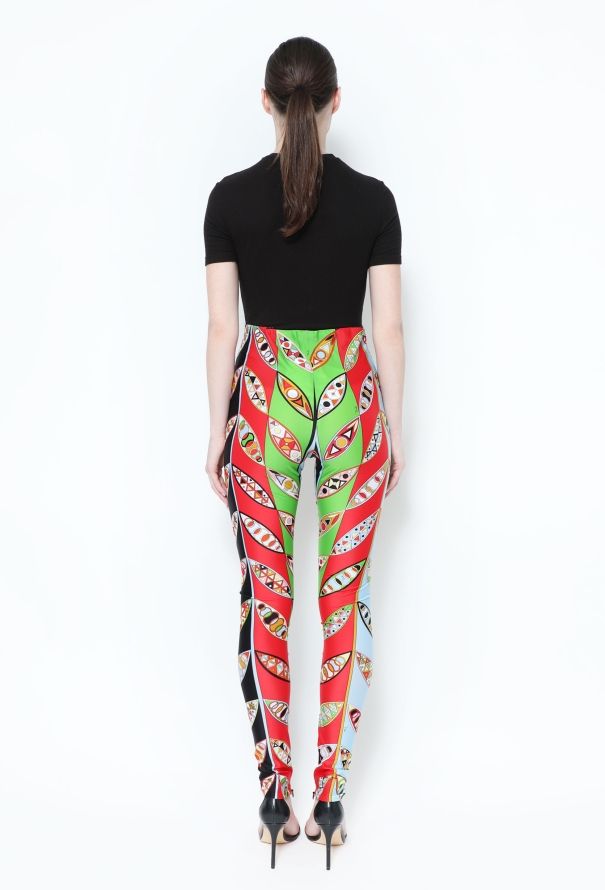 Emilio Pucci Pre-Fall 2022 Girandole Print Leggings - 4