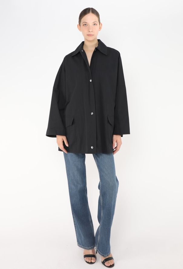 Toteme 2023 Washed Cotton Overshirt - 1