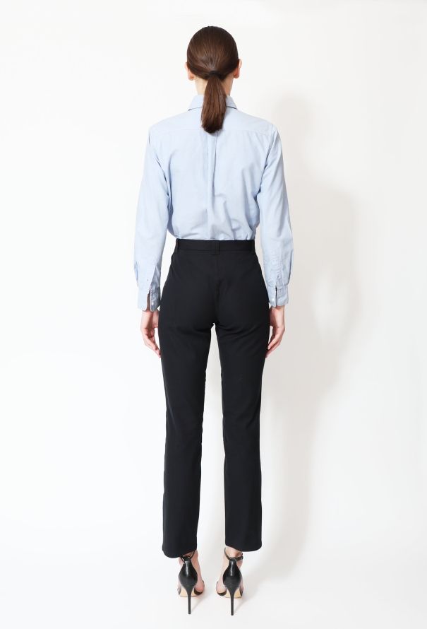 Chanel Curved Seam 'CC' Tapered Trousers - 3