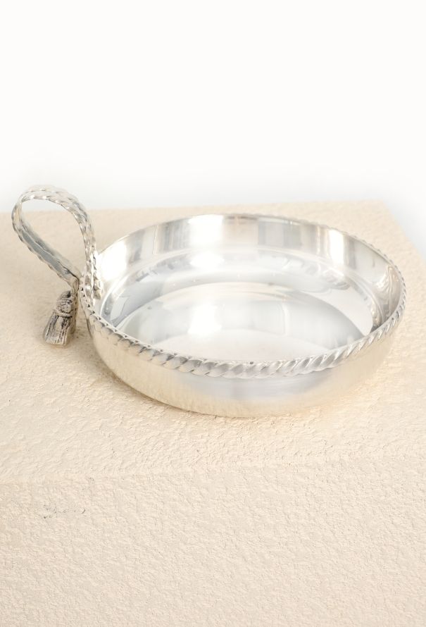 Vintage Objects & Decor '70s Silver Plated Tassel Bowl - 7