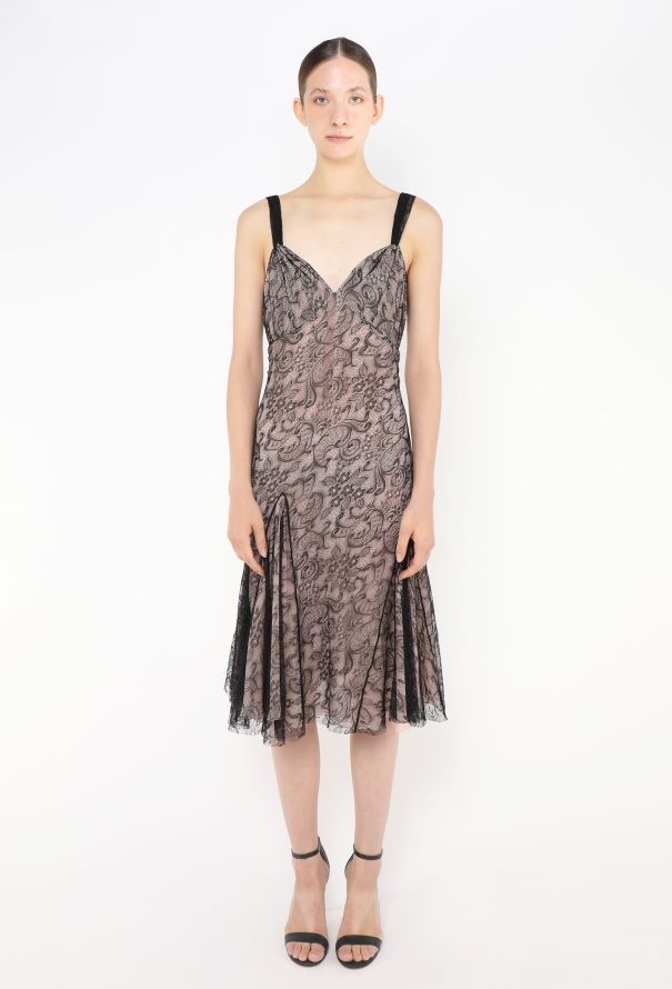 John Galliano S/S 2010 Lace Open-Back Dress - 1