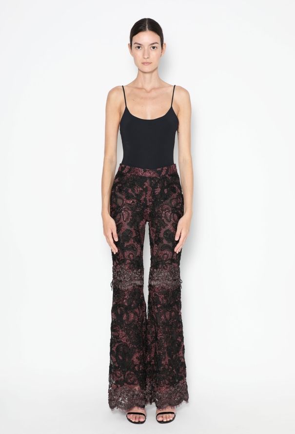 Gucci CAMPAIGN F/W 1999 Lace Palazzo Pants - 1