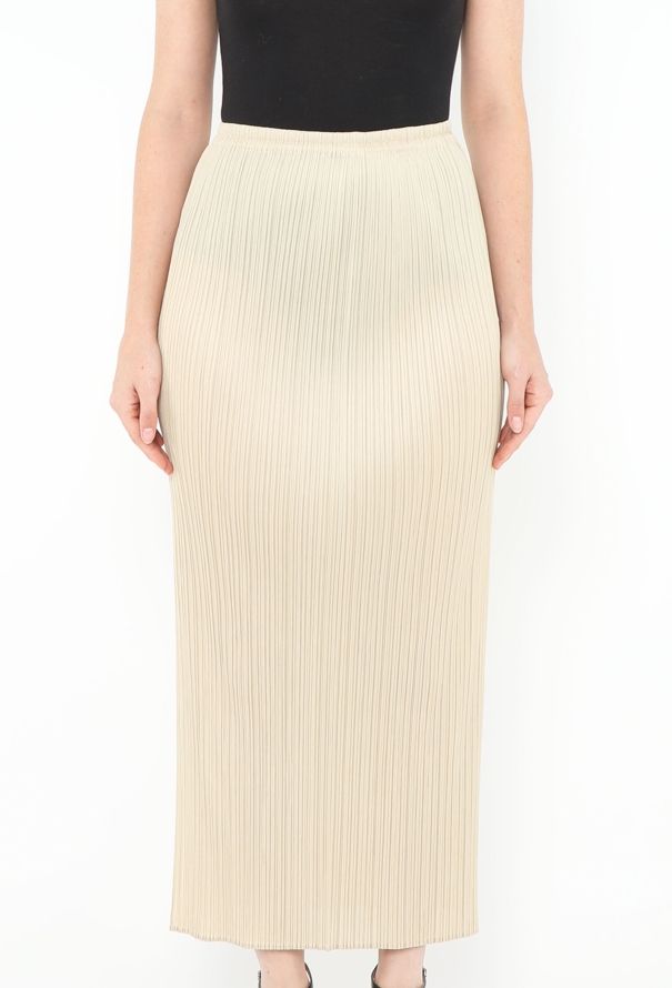 Issey Miyake Pleats Please Classic Slit Skirt - 3