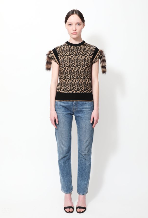 Balenciaga RARE F/W 2000 Cashmere Fur Sweater - 1