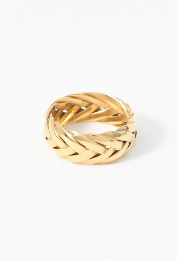 Loewe S/S 2023 Braided Sterling Ring - 3