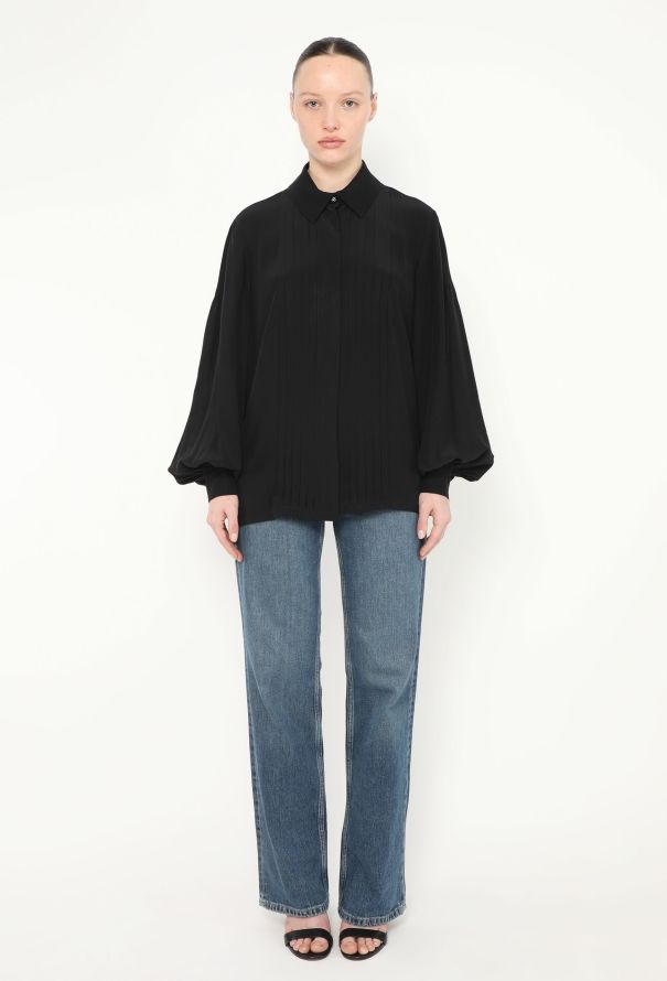 Chanel 2017 Pleated Silk Tunic - 2