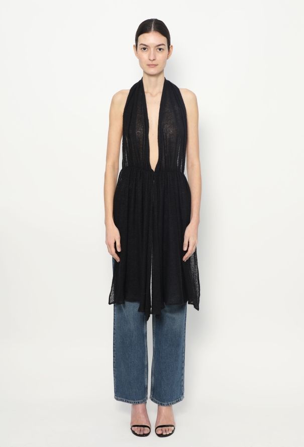 Helmut Lang F/W 2001 Mohair Halter Tunic - 4