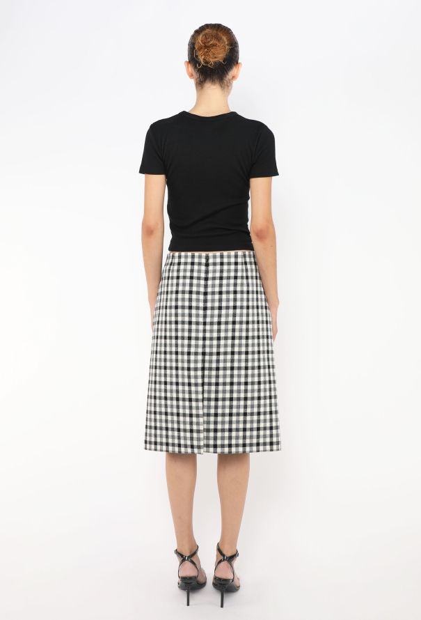 Balenciaga S/S 2018 Checkered Skirt - 5