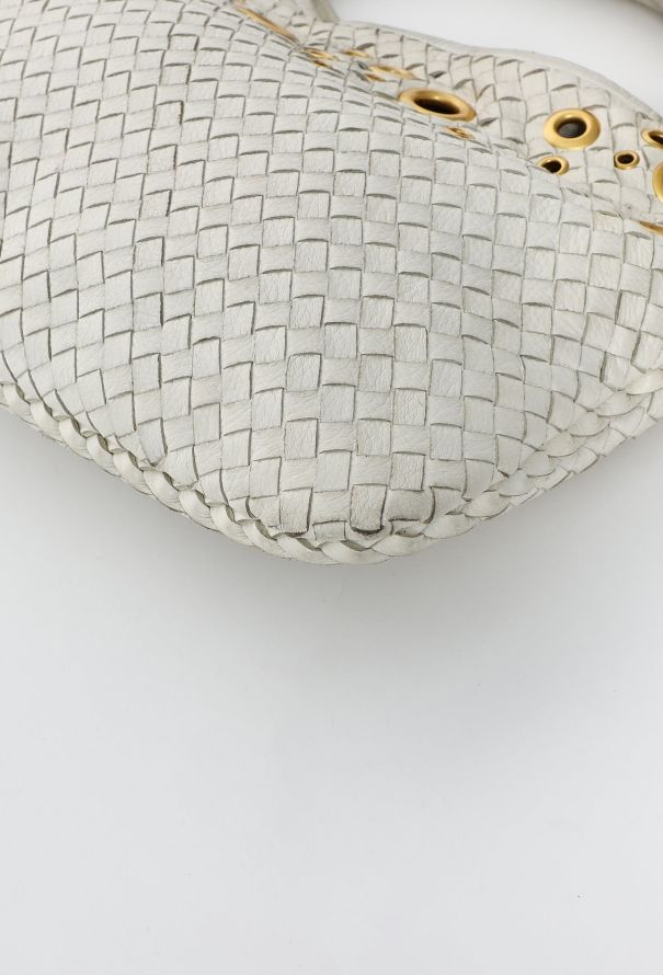 Bottega Veneta Intrecciato Grommet Hobo Bag - 7