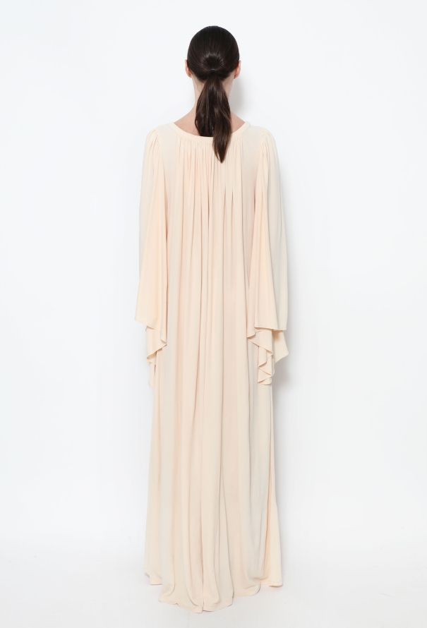 70s Angel-Sleeve Jersey Dress - 4