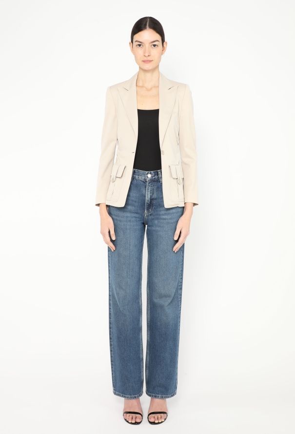 Gucci Tom Ford S/S 2004 Ruched Utility Blazer - 3