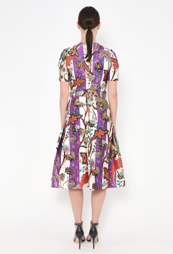 Balenciaga Pre-Fall 2011 Printed Cocktail Dress - 4