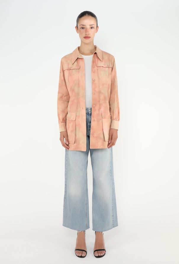 Saint Laurent ULTRA RARE 1969 Tie-Dye Safari Jacket - 3