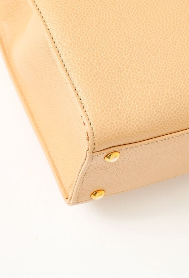 Chanel '90s Caviar Grand Shopping Tote Bag - 6