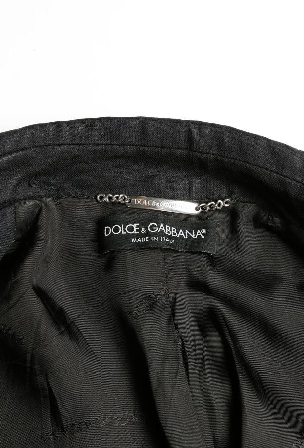 Dolce & Gabbana Early 2000s Ribbed Blazer - 5