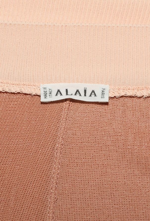 Alaïa Early '90s Fluted Knit Skirt - 7