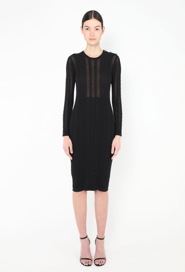 Chanel 2022 Ribbed Bodycon Dress - 3