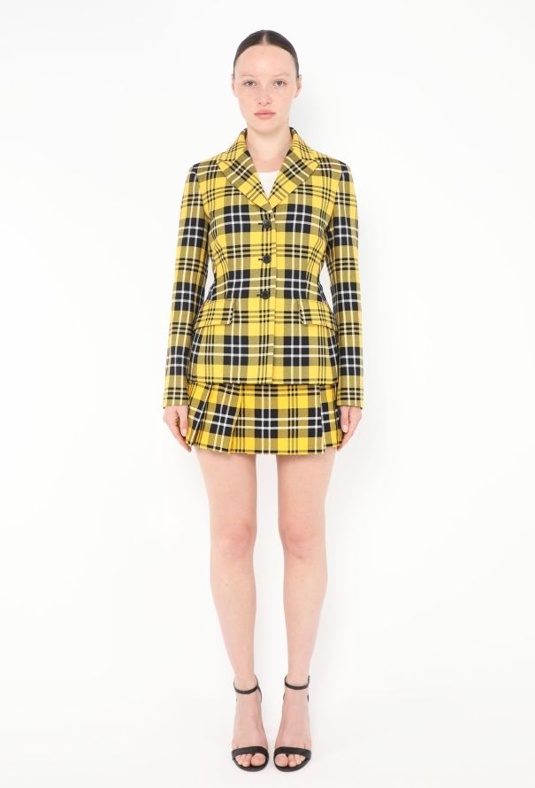 Dior Pre-Fall 2022 Plaid Skirt Ensemble - 2