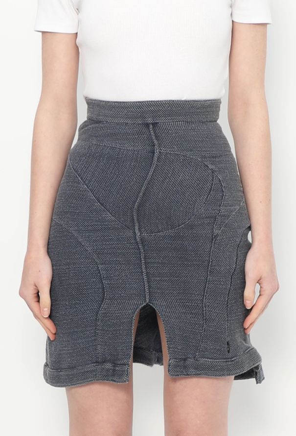 Balenciaga S/S 2003 Fluted Zip Skirt - 3